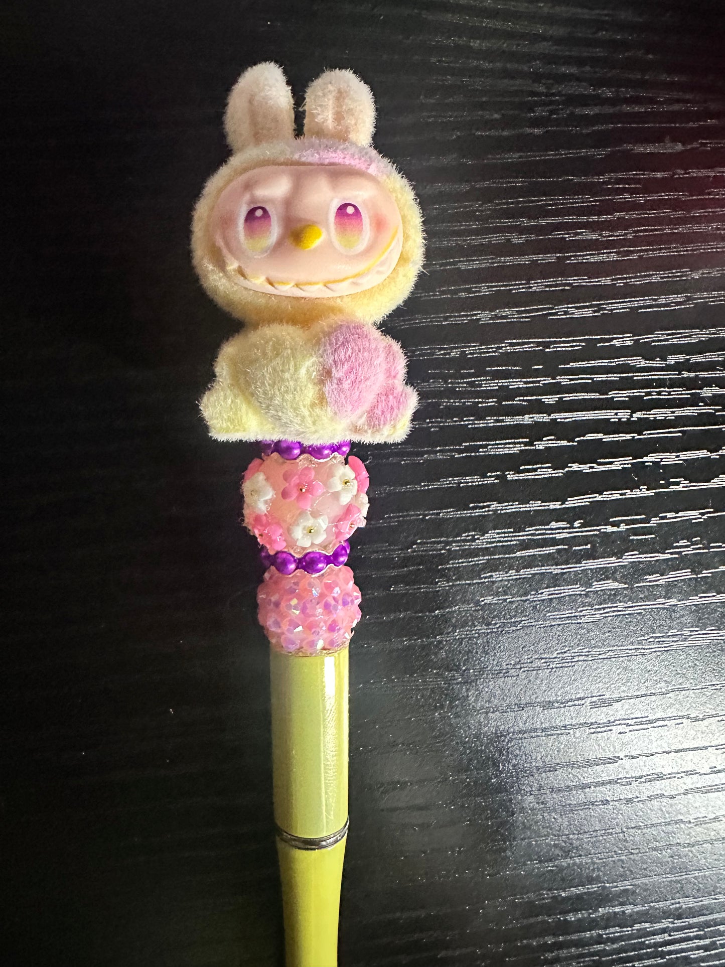 Labubu Yellow/Pink Pen