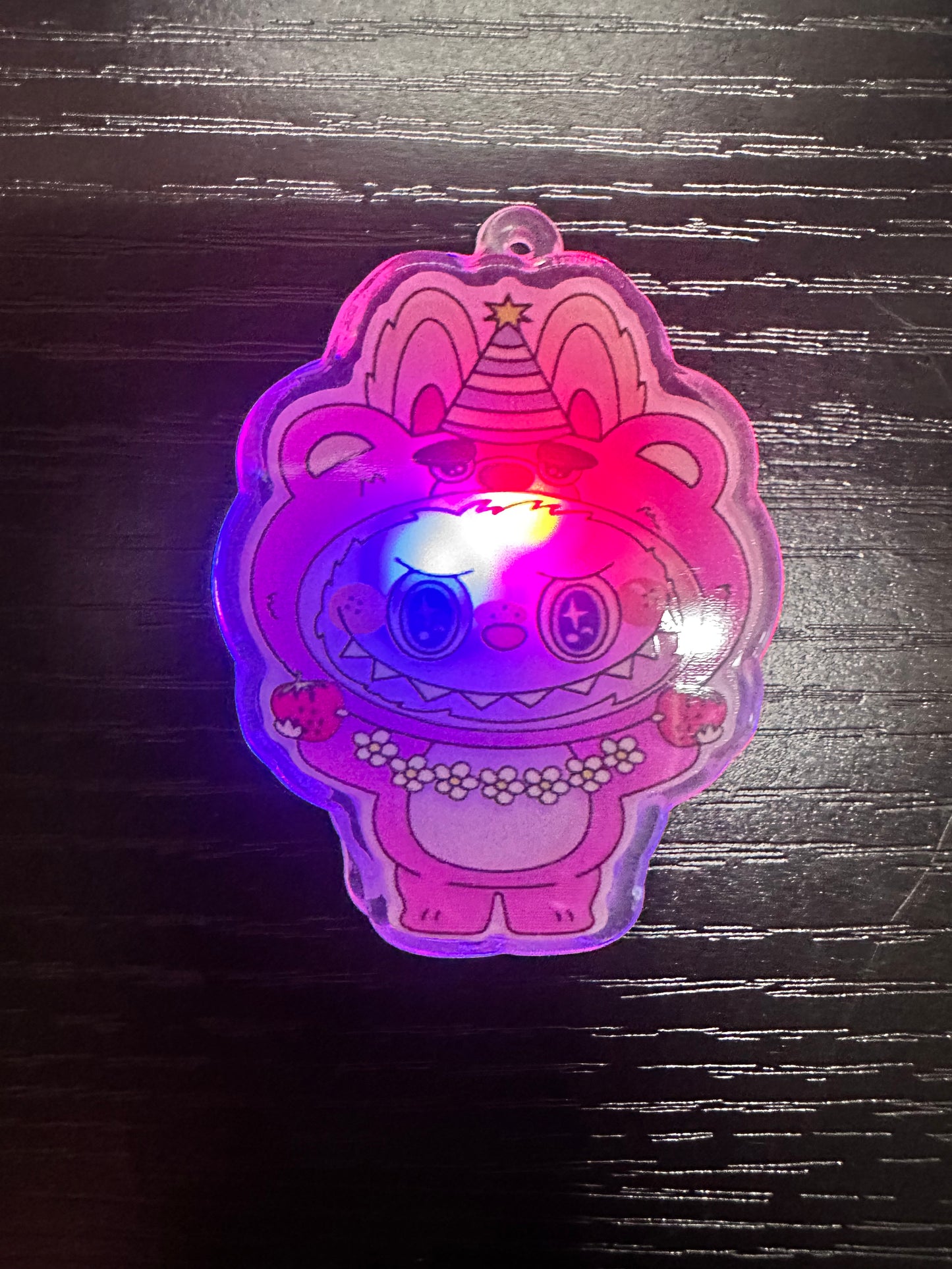 Labubu Light Up Badge Reel/Pop Socket