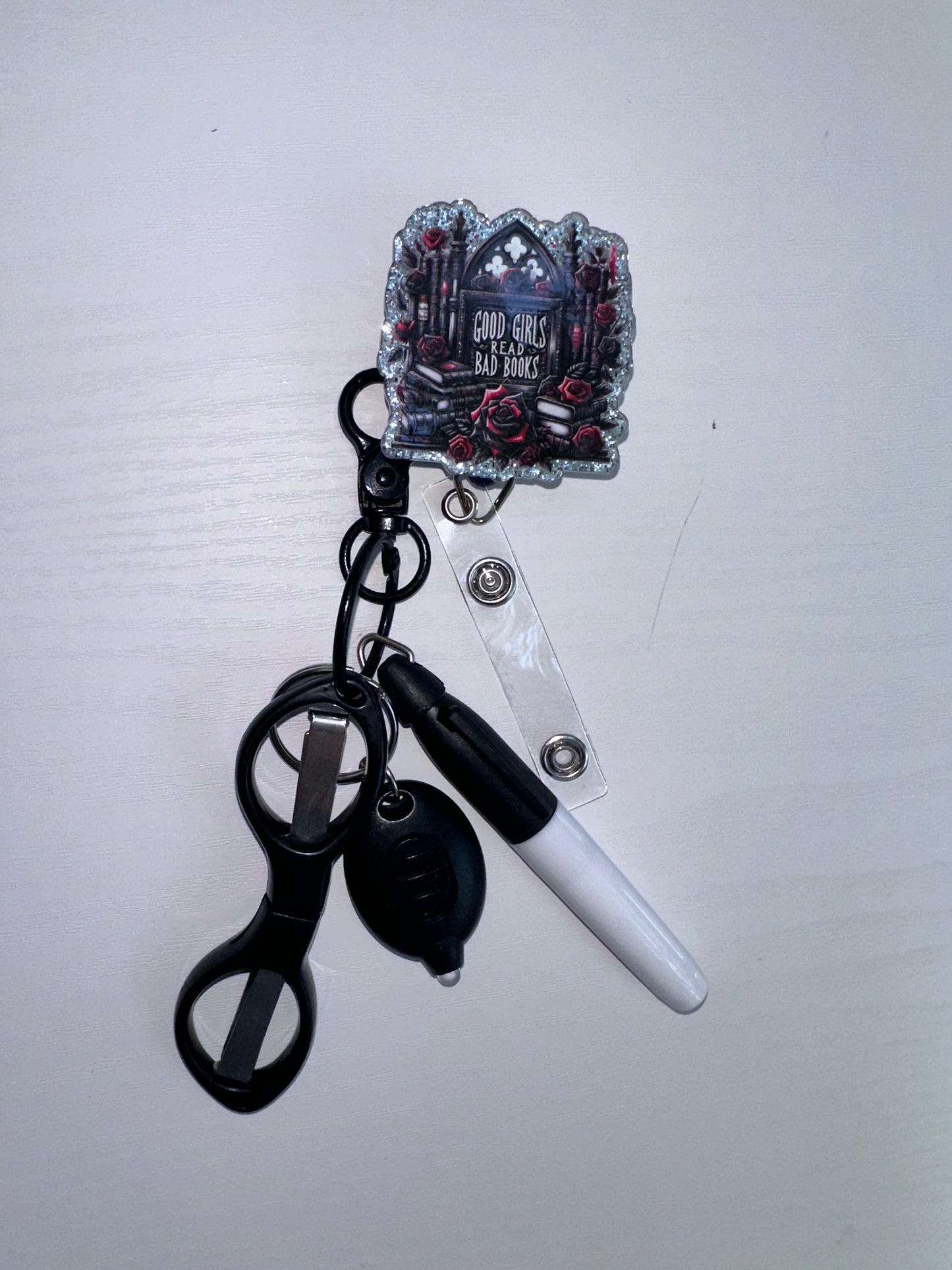 Book Badge Reel with Accessories Set