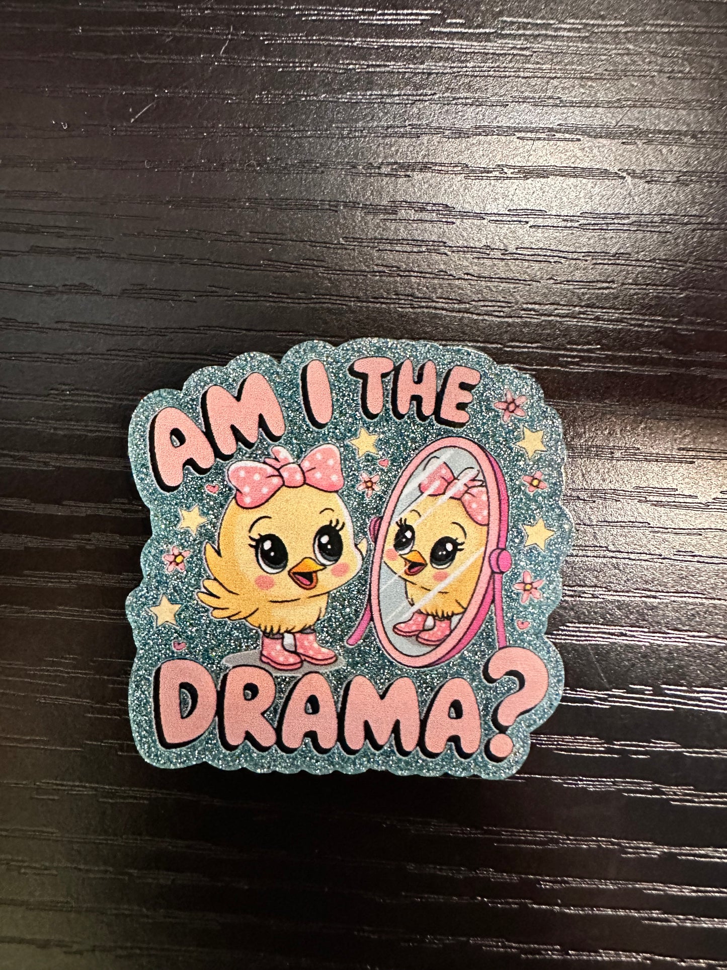 Chick Badge Reel/Pop Socket