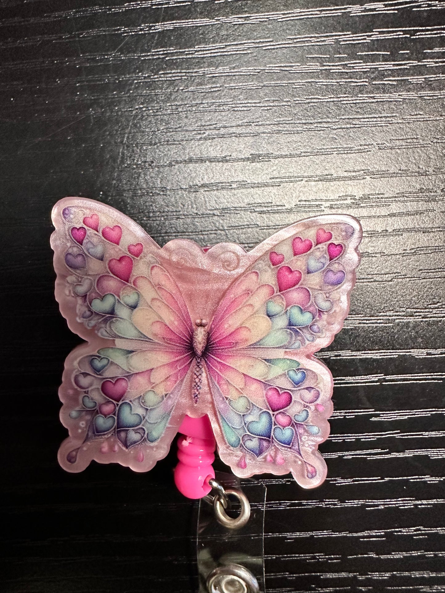 Butterfly Badge Reel/Pop Socket