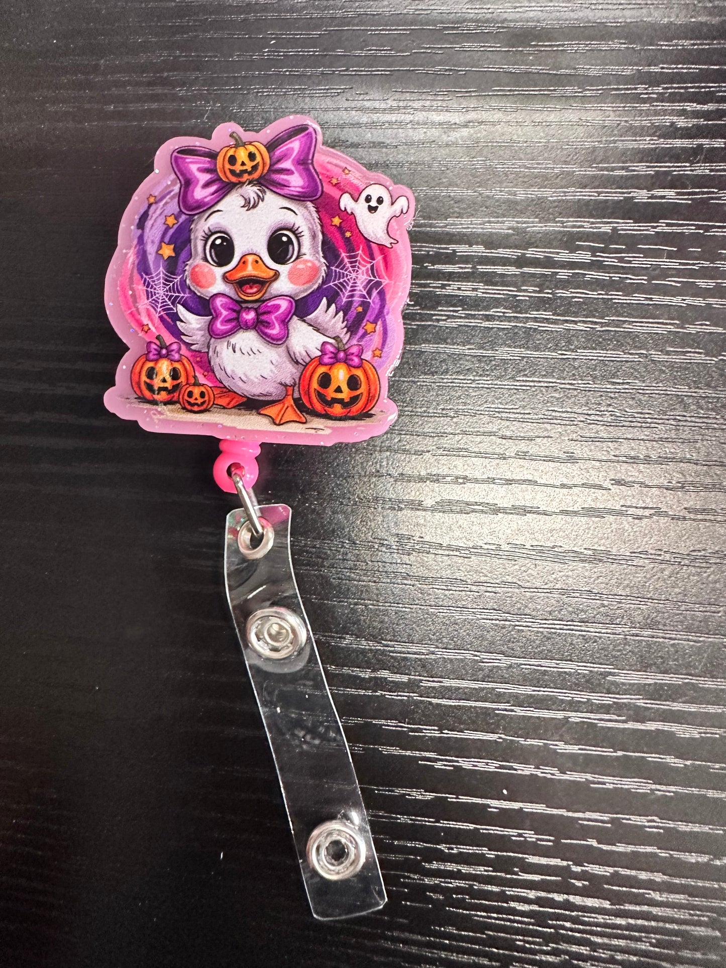 Duck Halloween Badge Reel/Pop Socket