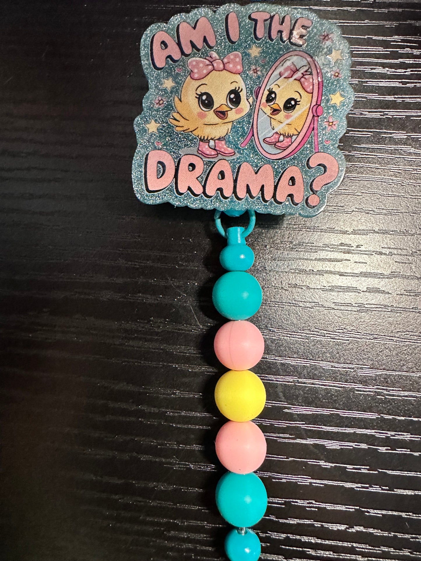 Chick Badge Reel/Pop Socket