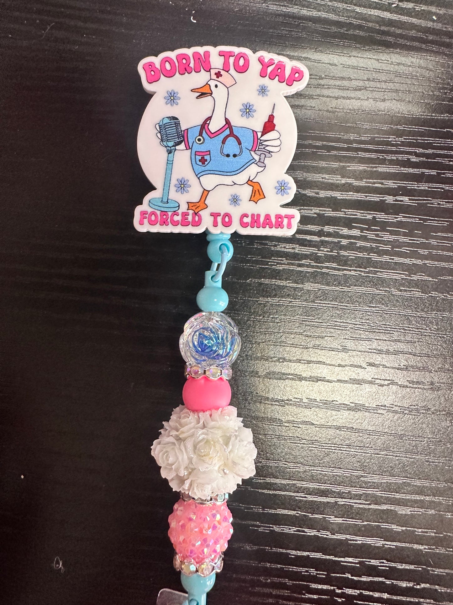 Funny Duck Badge Reel/Pop Socket