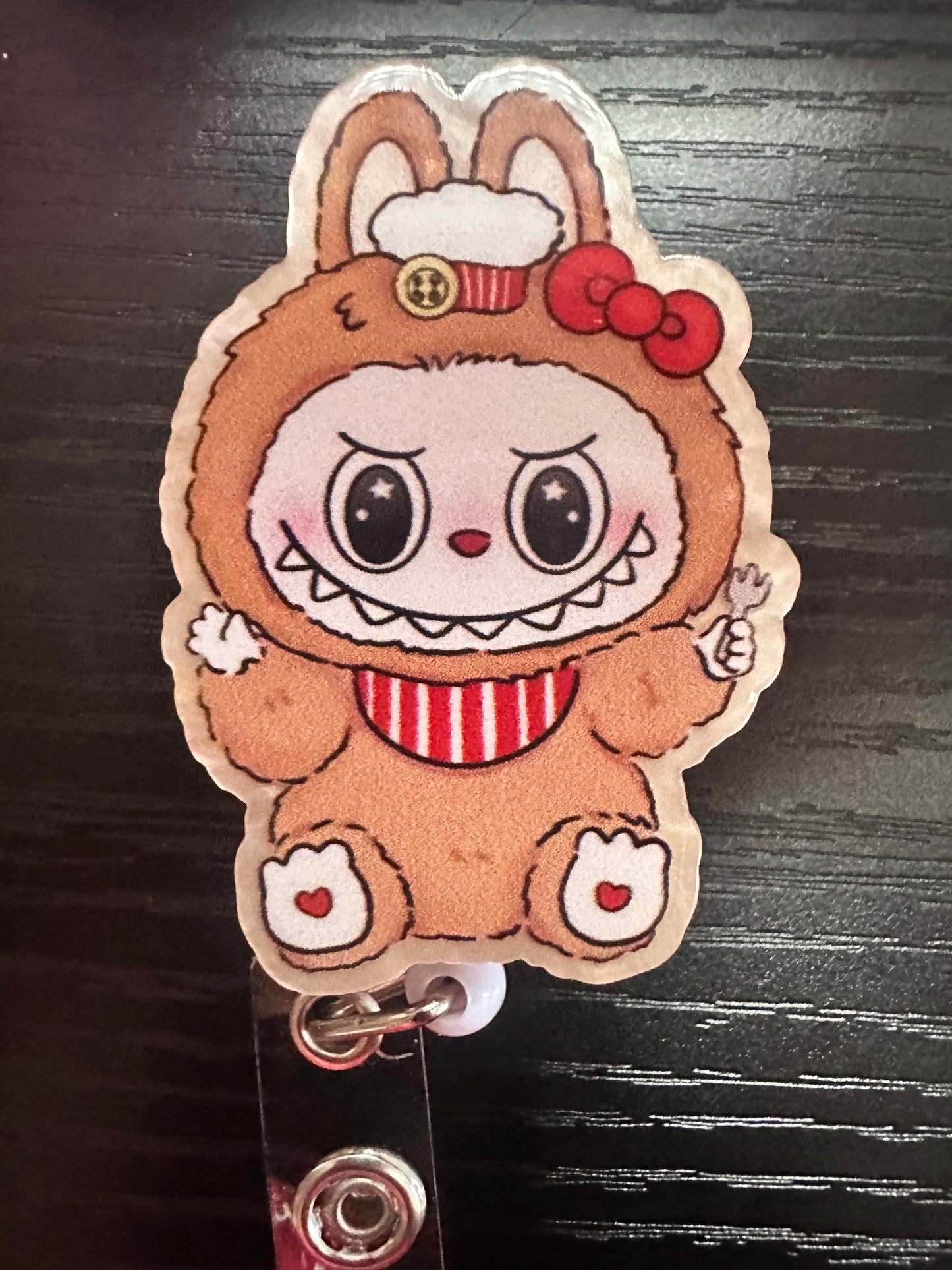 Labubu Badge Reel/Pop Socket