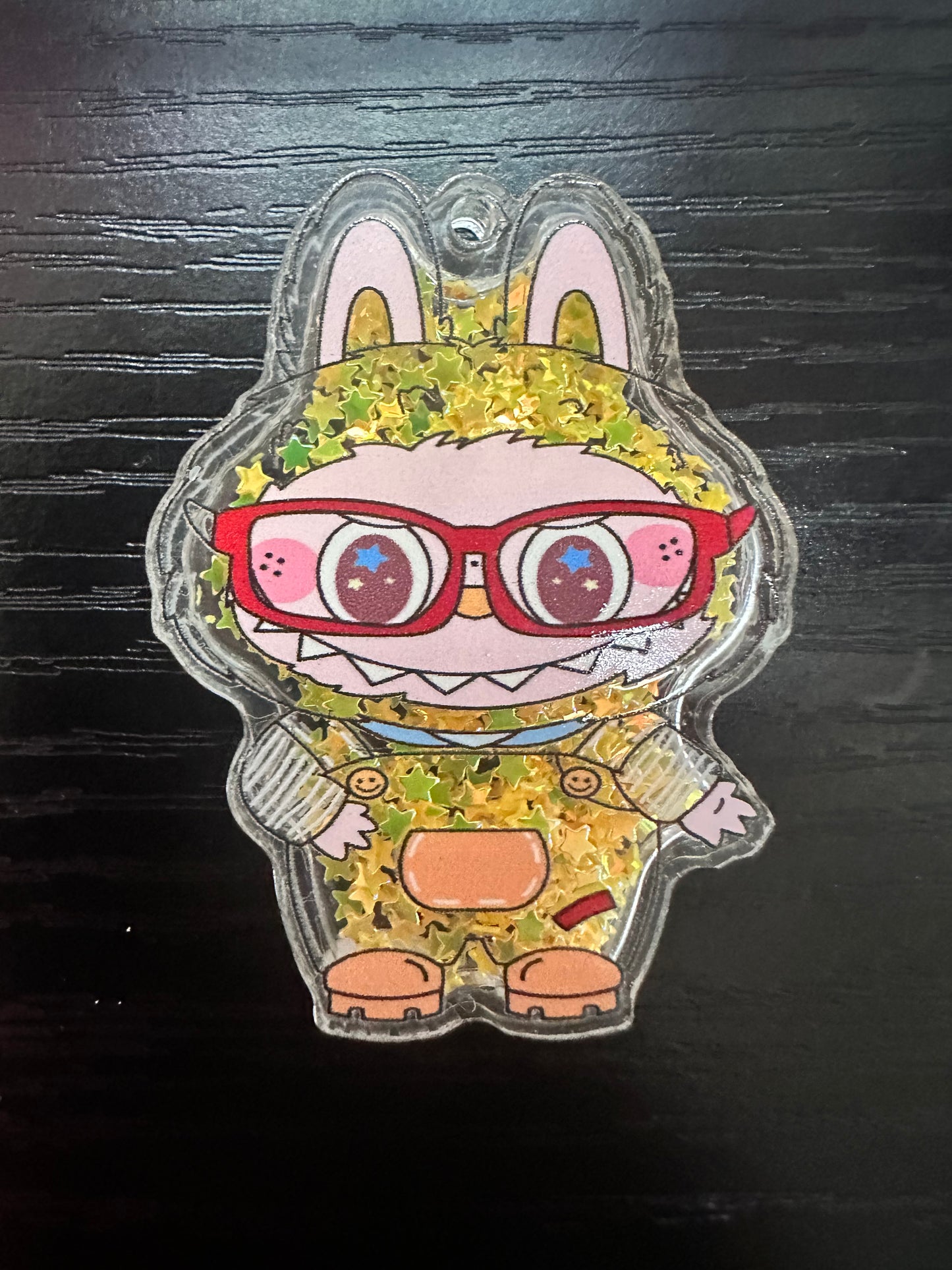 Labubu Shaker Badge Reel/Pop Socket
