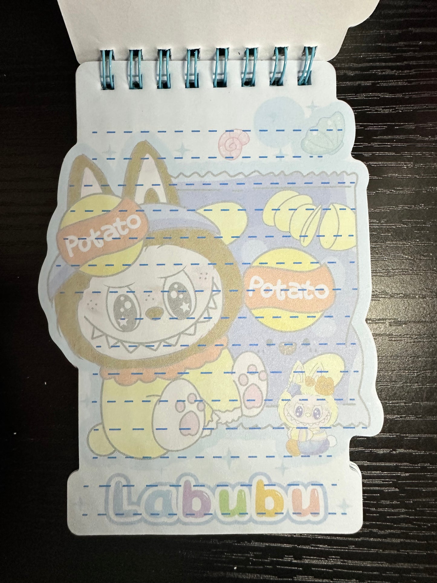 Labubu Potato Notepad & Sticker Book