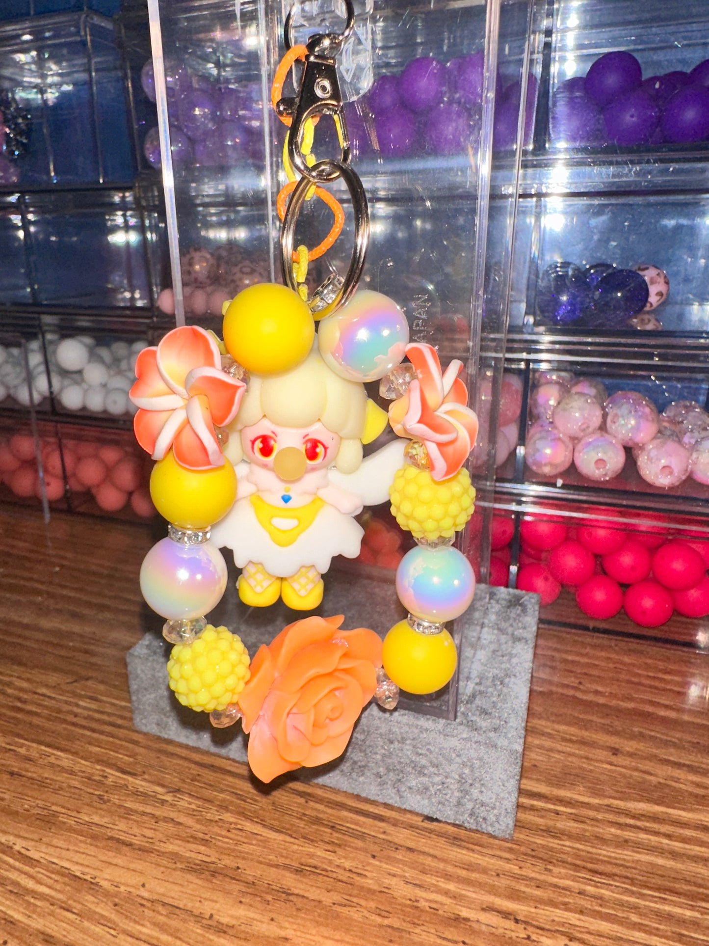 Nancy Yellow Keychain