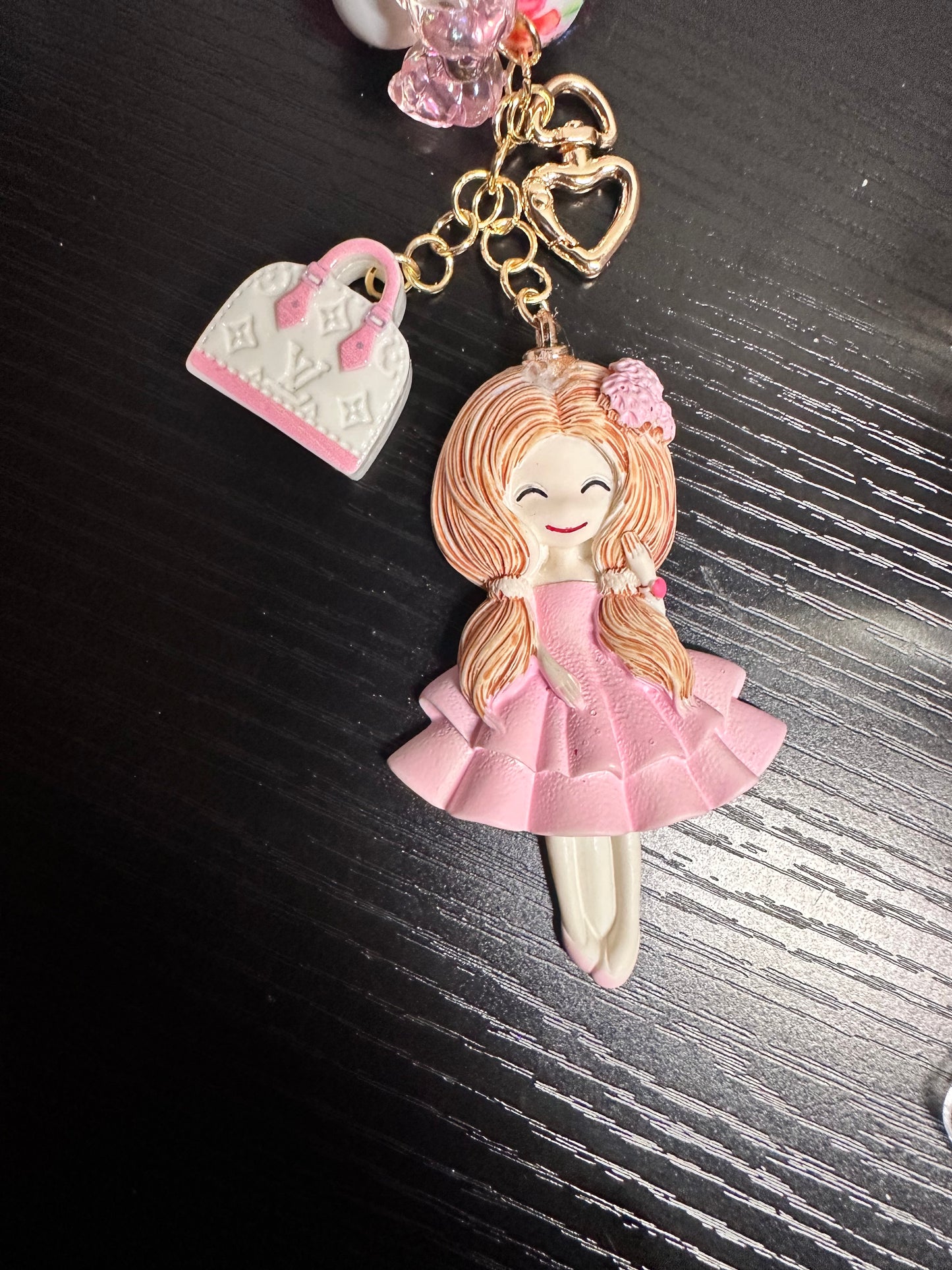 Just A Girl Keychain
