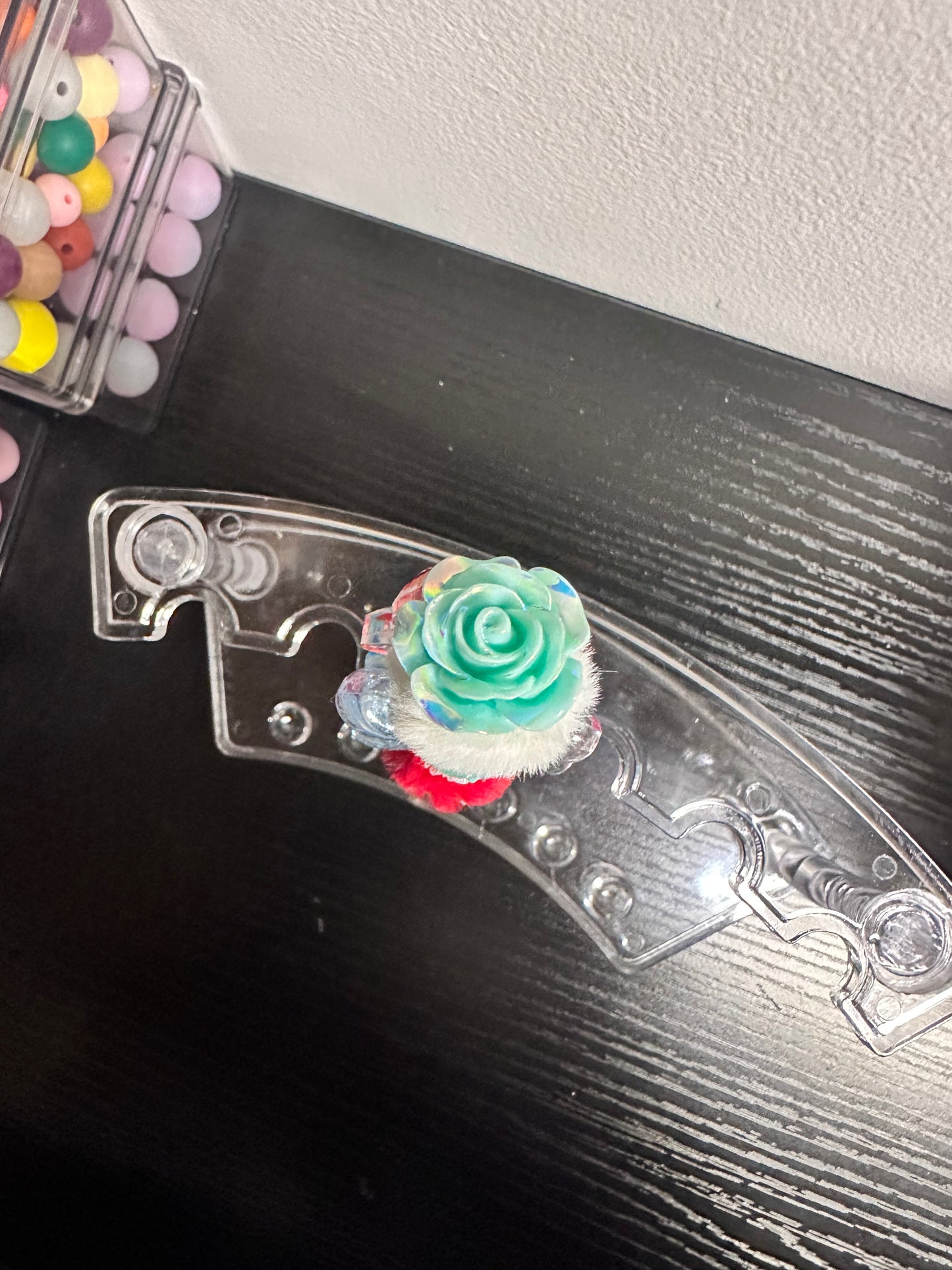 Red/Teal Mermaid Pen