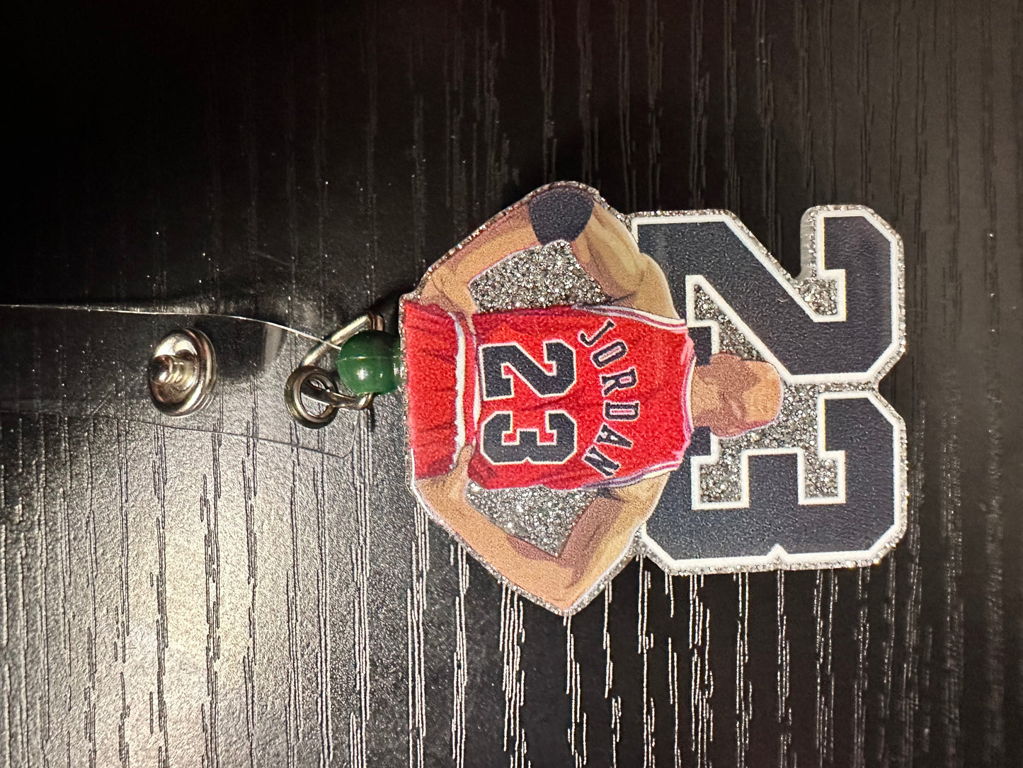 Michael Jordan Badge Reel/Pop Socket