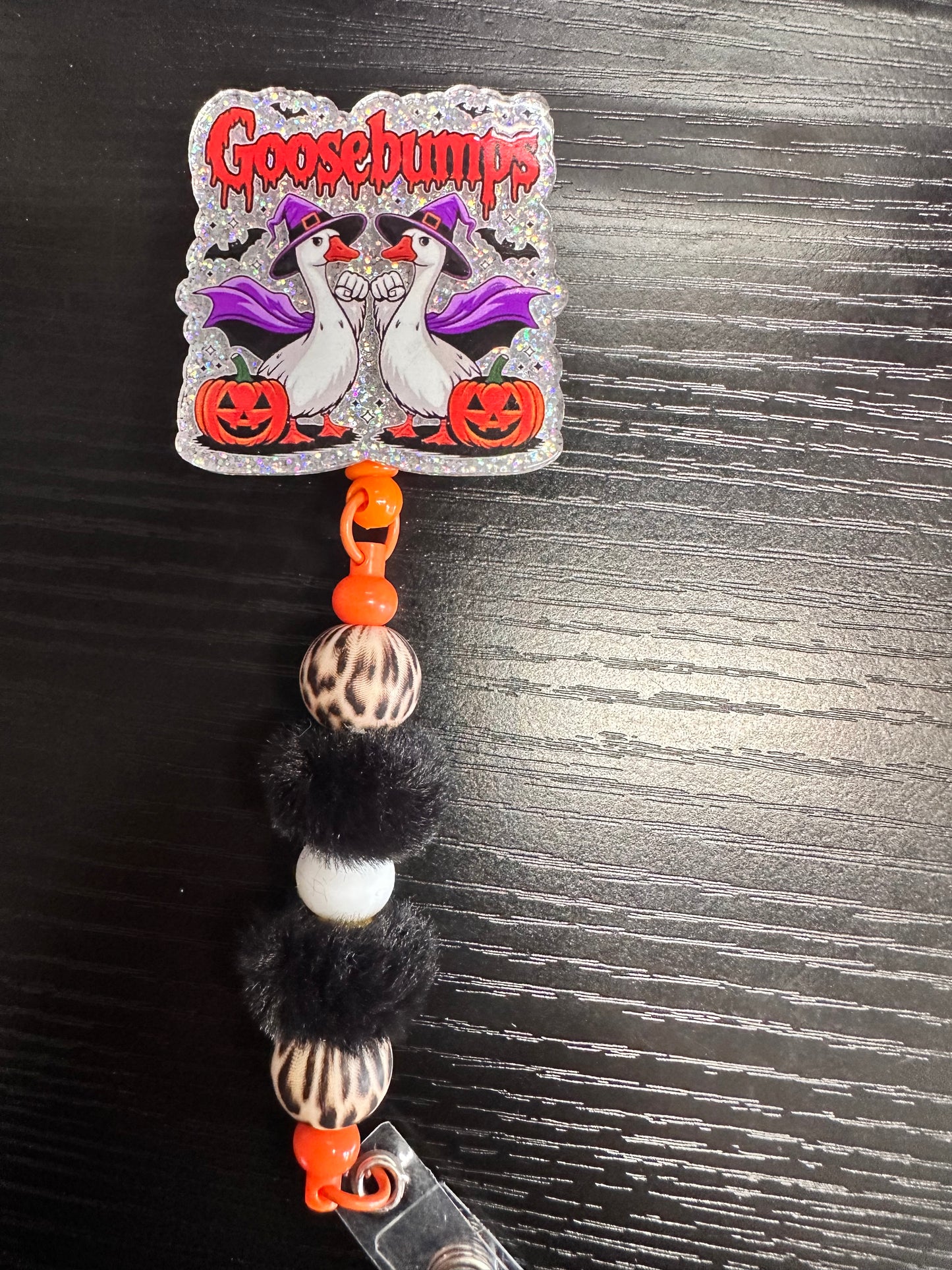 Gooseebumps Retractable Badge Reel or Pop Socket