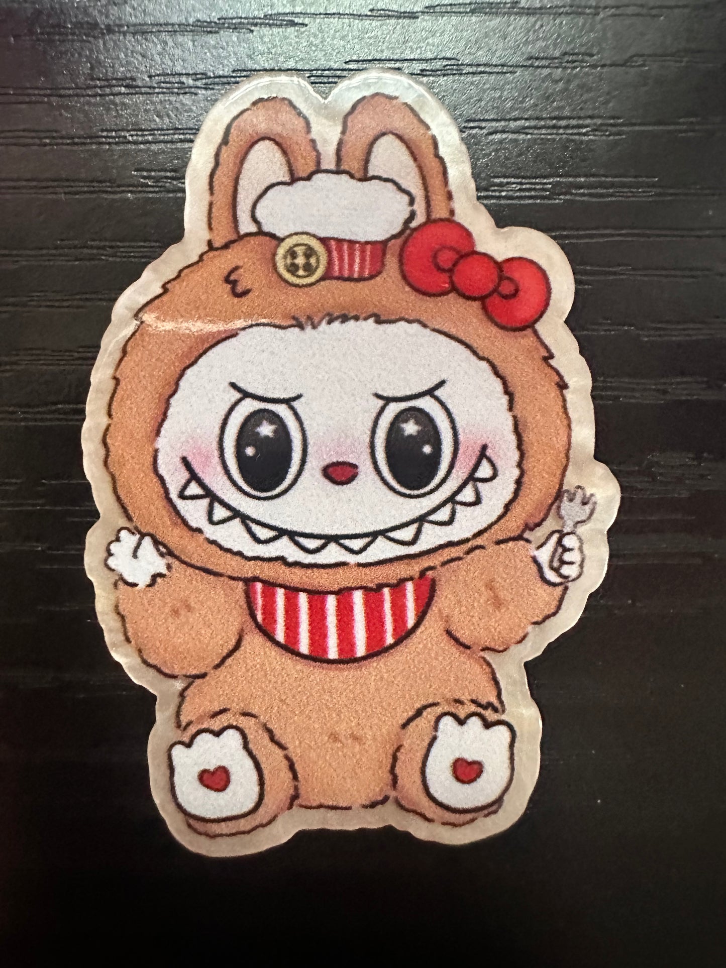 Labubu Badge Reel/Pop Socket