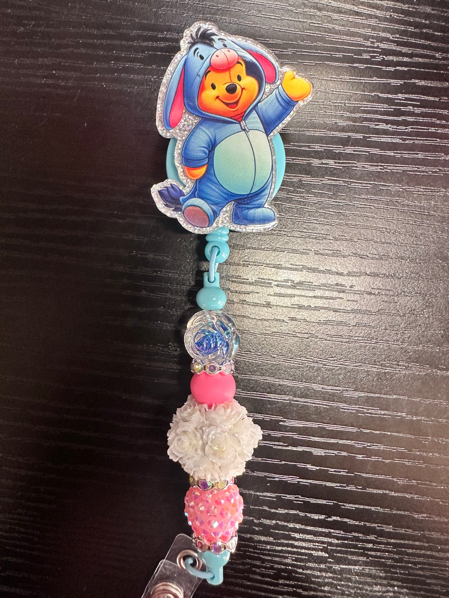 Winne the Pooh Badge Reel/Pop Socket