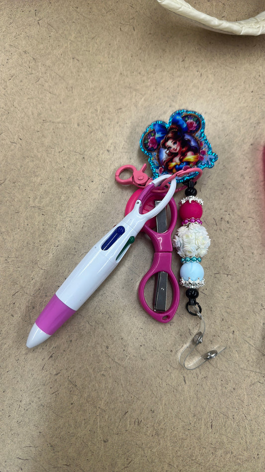 Belle Badge Reel with Accessories
