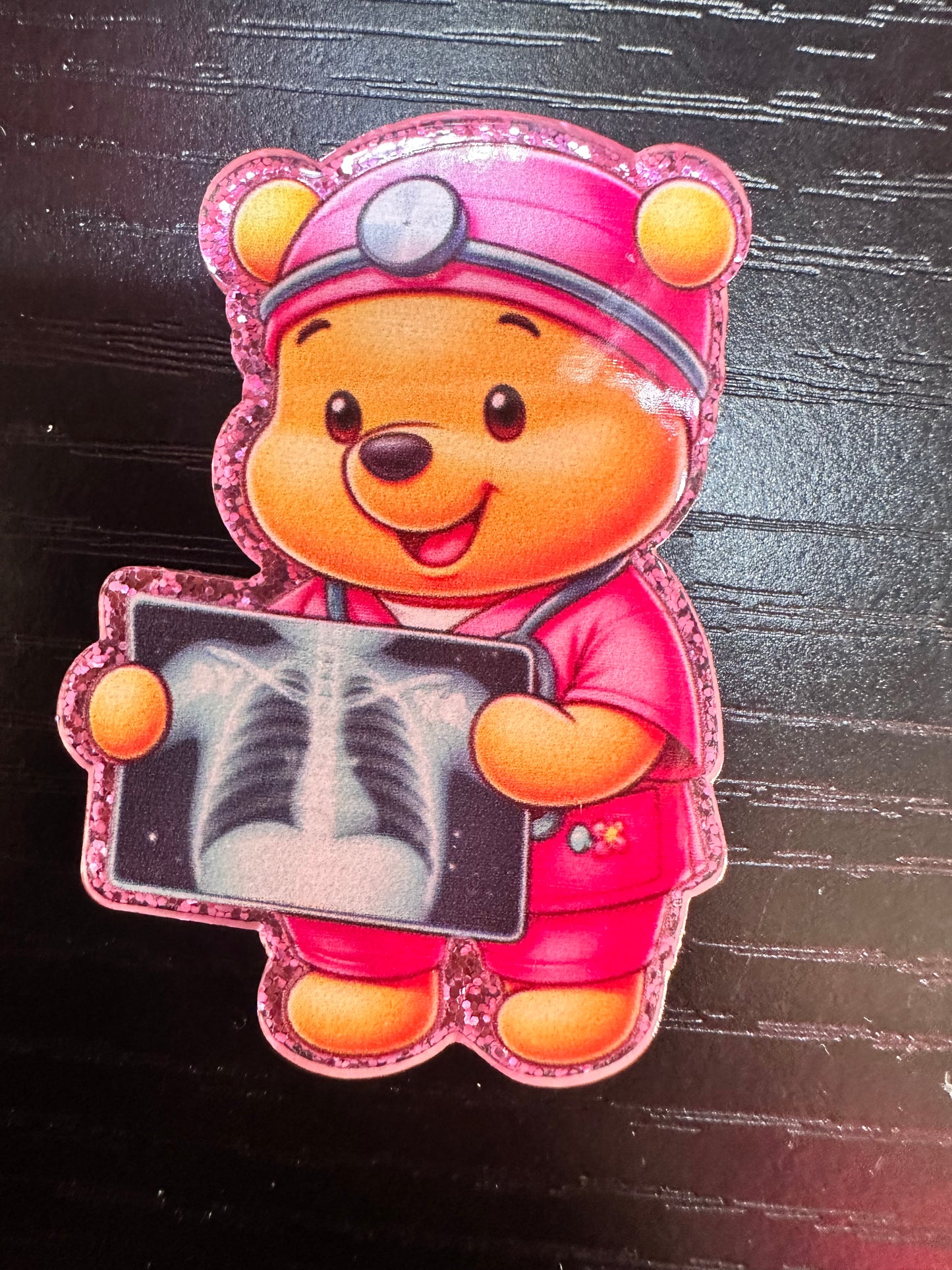 Winnie XRay Badge Reel/Pop Socket