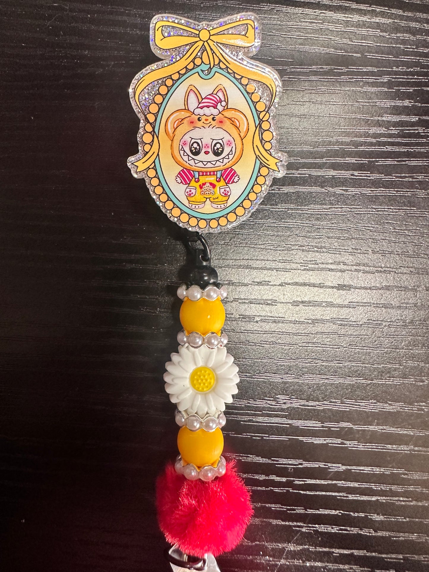 Fancy Labubu Badge Reel/Pop Socket
