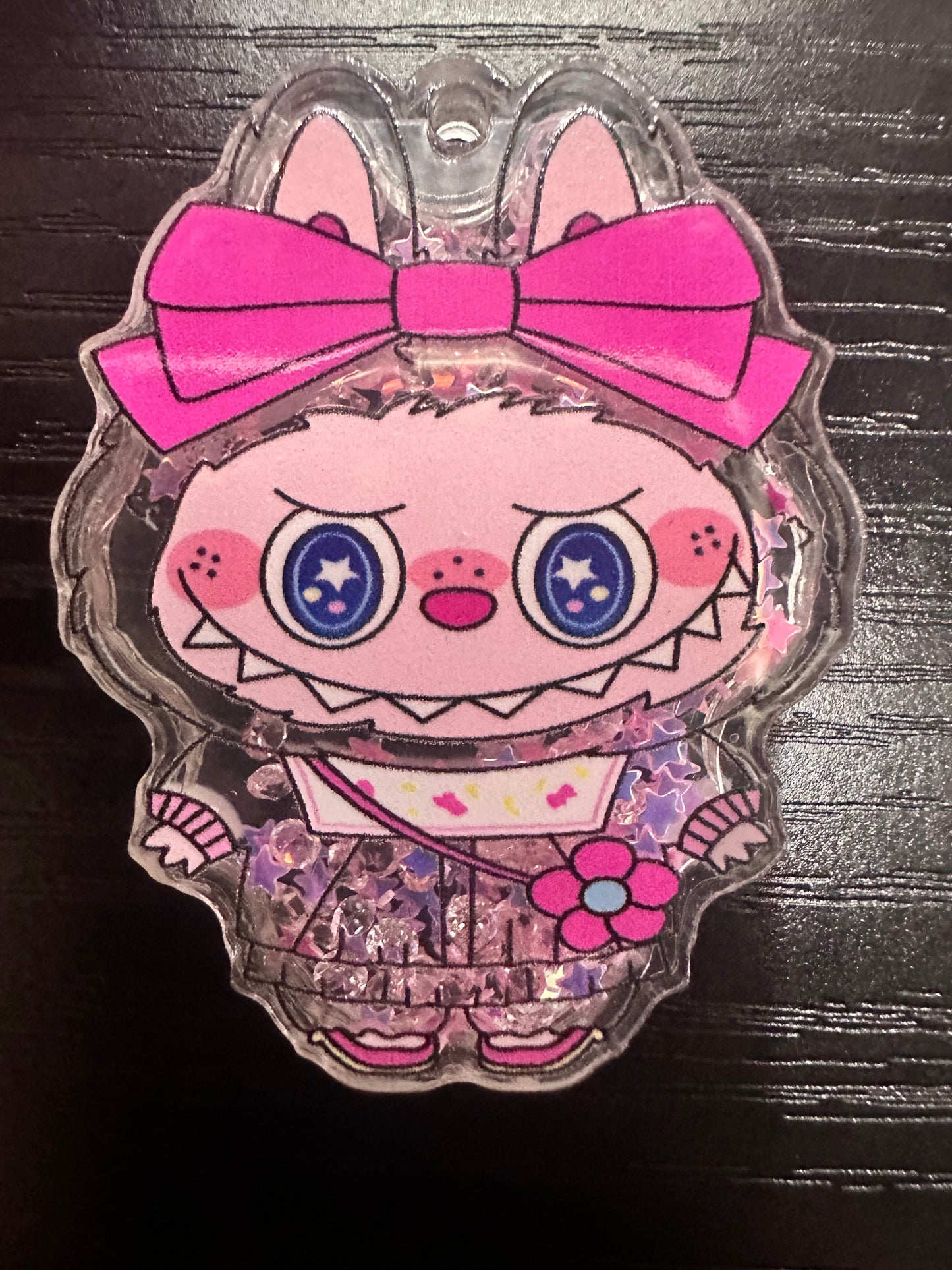 Labubu Shaker Badge Reel/Pop Socket