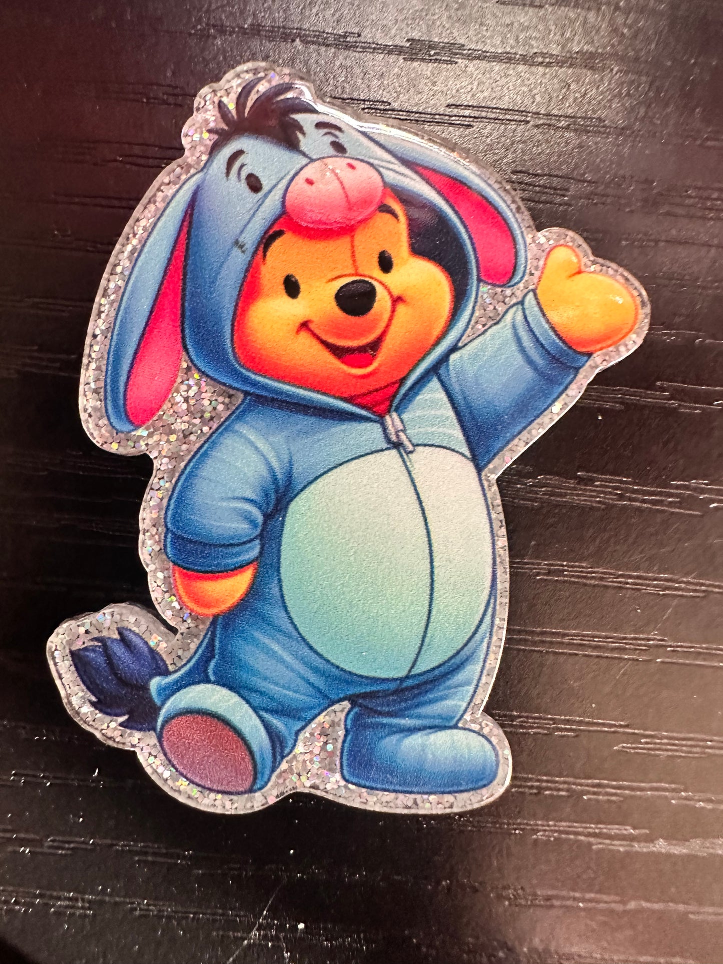 Winne the Pooh Badge Reel/Pop Socket