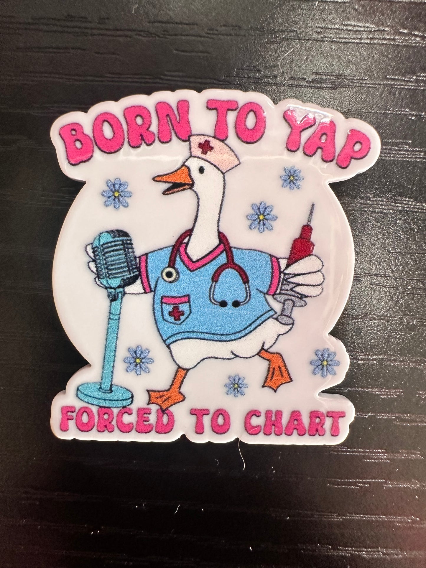 Funny Duck Badge Reel/Pop Socket