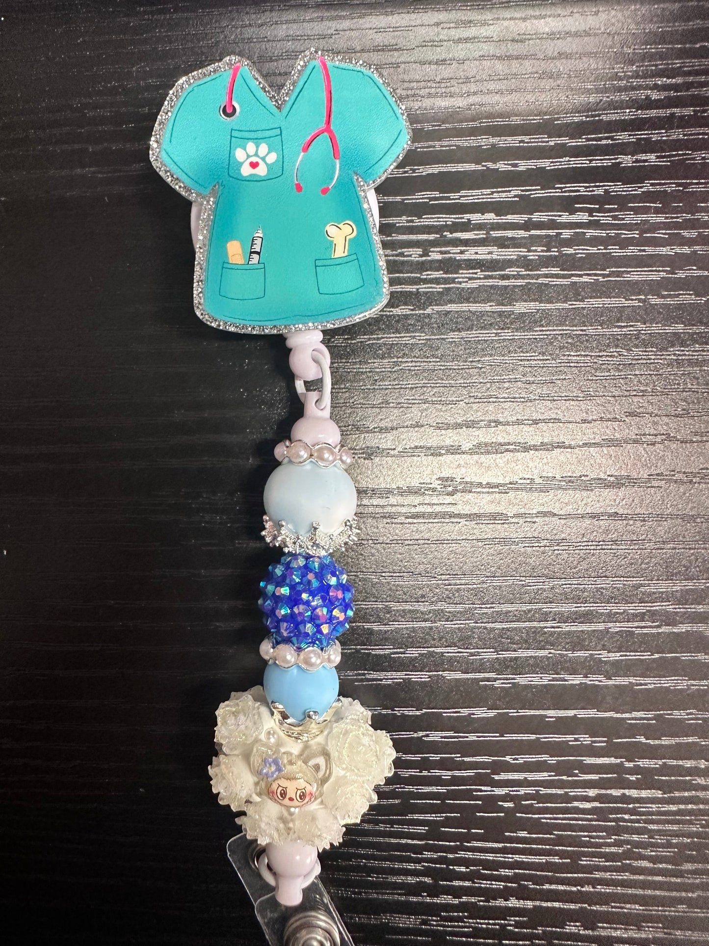 Scrubs Badge Reel/Pop Socket