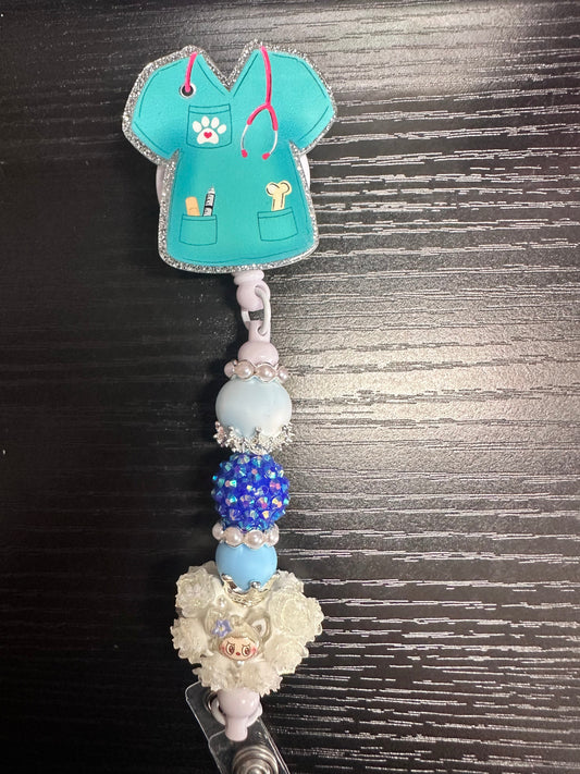 Scrubs Badge Reel/Pop Socket