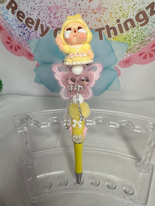 Yellow/Pink Crybaby Pen