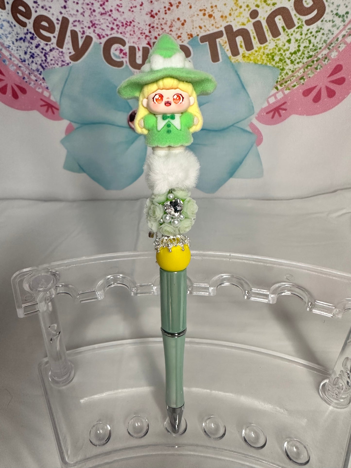 Green Girl Pen