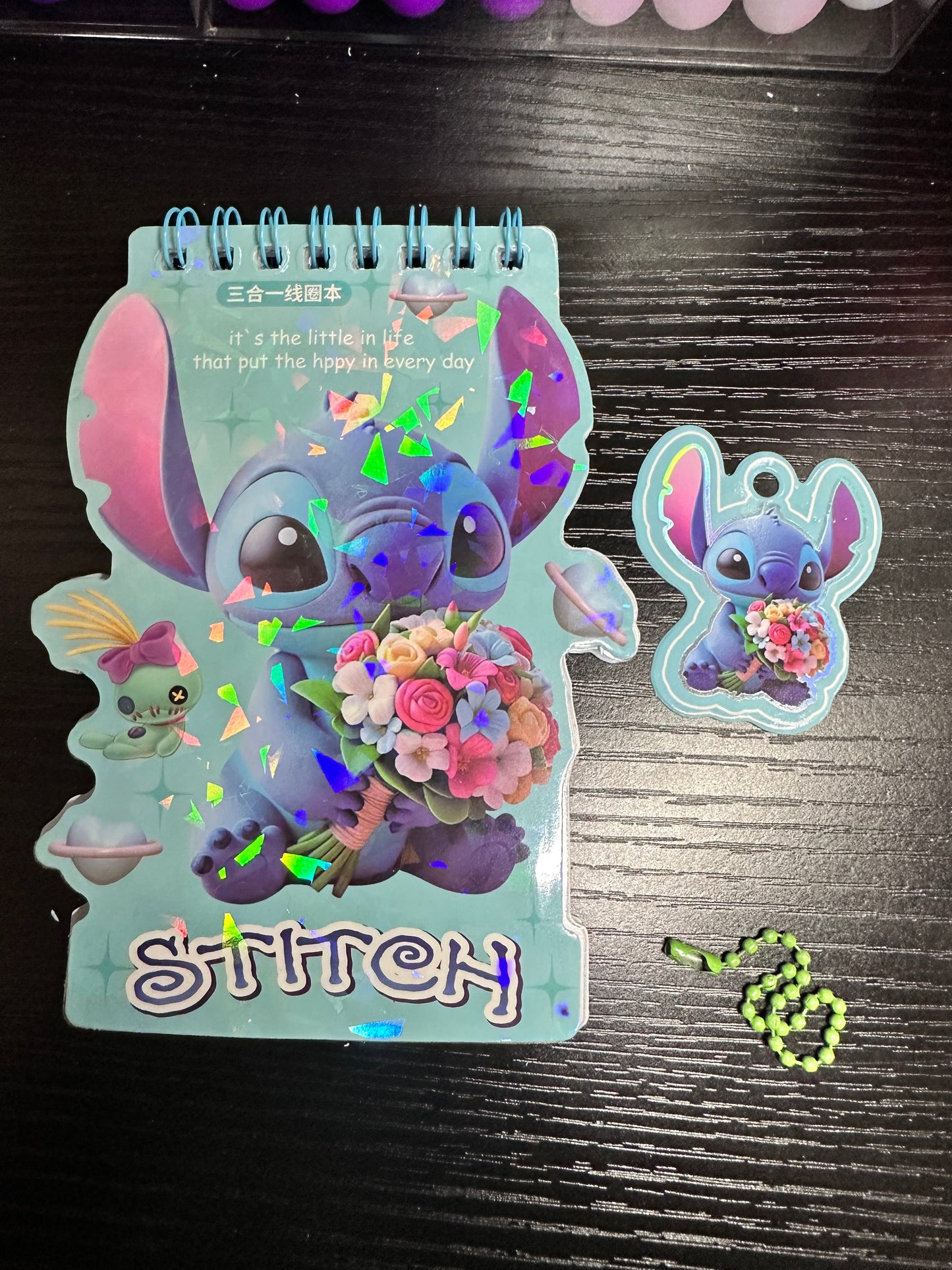 Stitch Bouquet Notepad & Sticker Book