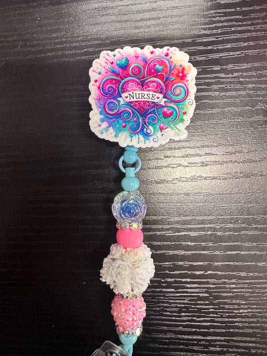 Nurse Badge Reel/Pop Socket