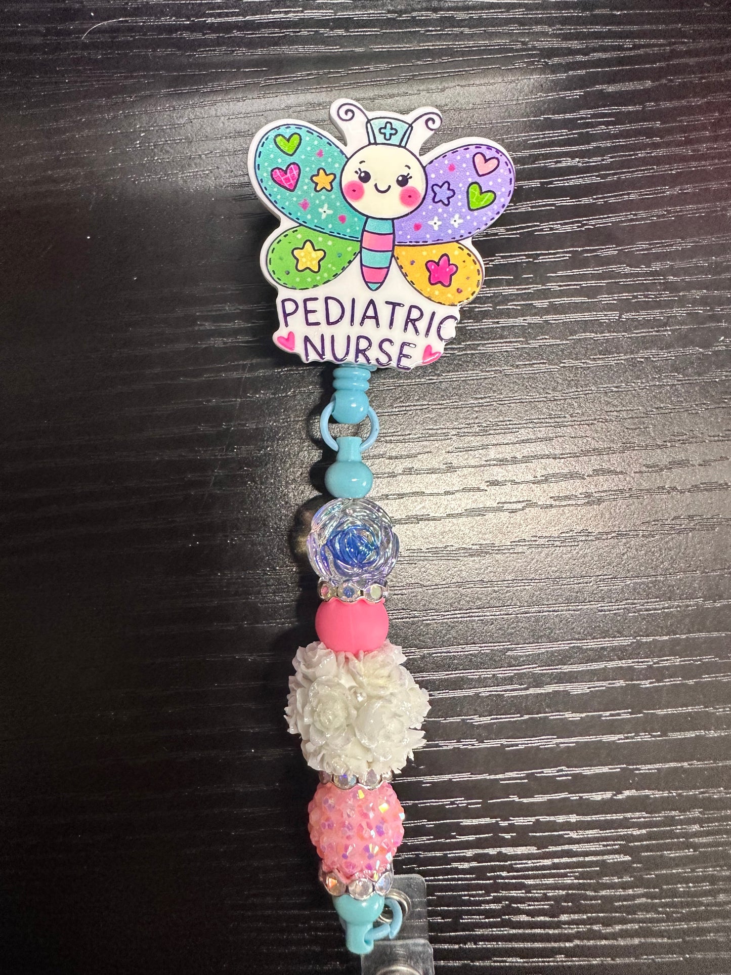 Pediatric Nurse Badge Reel/Pop Socket