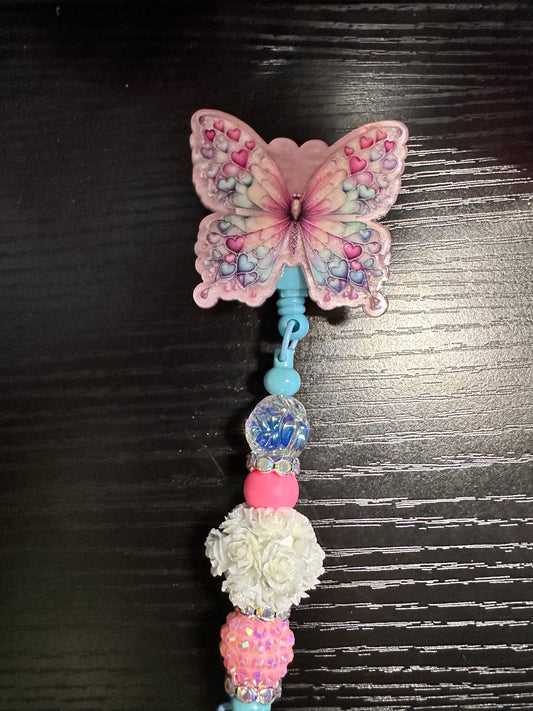 Butterfly Badge Reel/Pop Socket