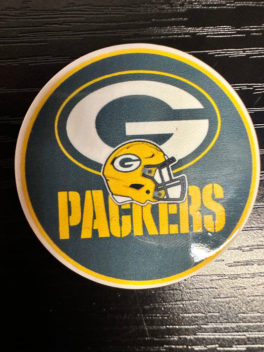Packers Badge Reel/Pop Socket
