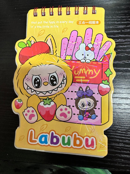Labubu Notepad & Sticker Book