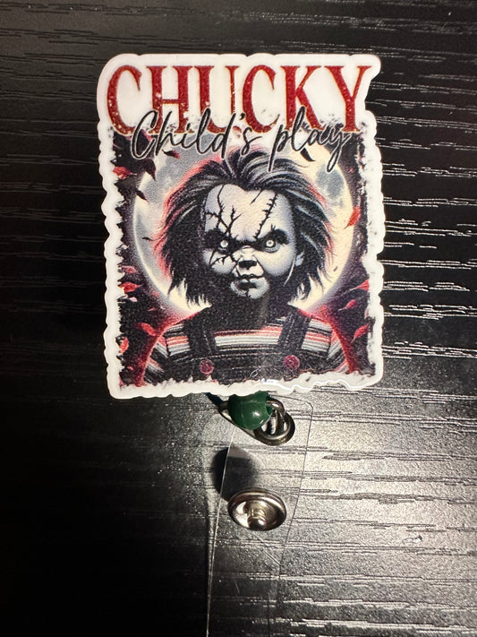 Chucky Badge Reel/Pop Socket