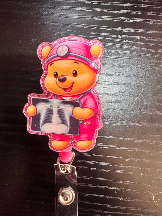 Winnie XRay Badge Reel/Pop Socket