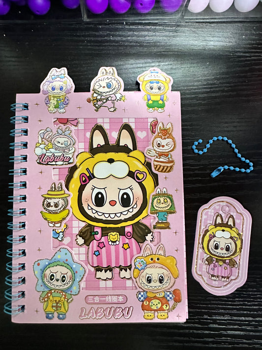 Labubu Notebook & Sticker Book
