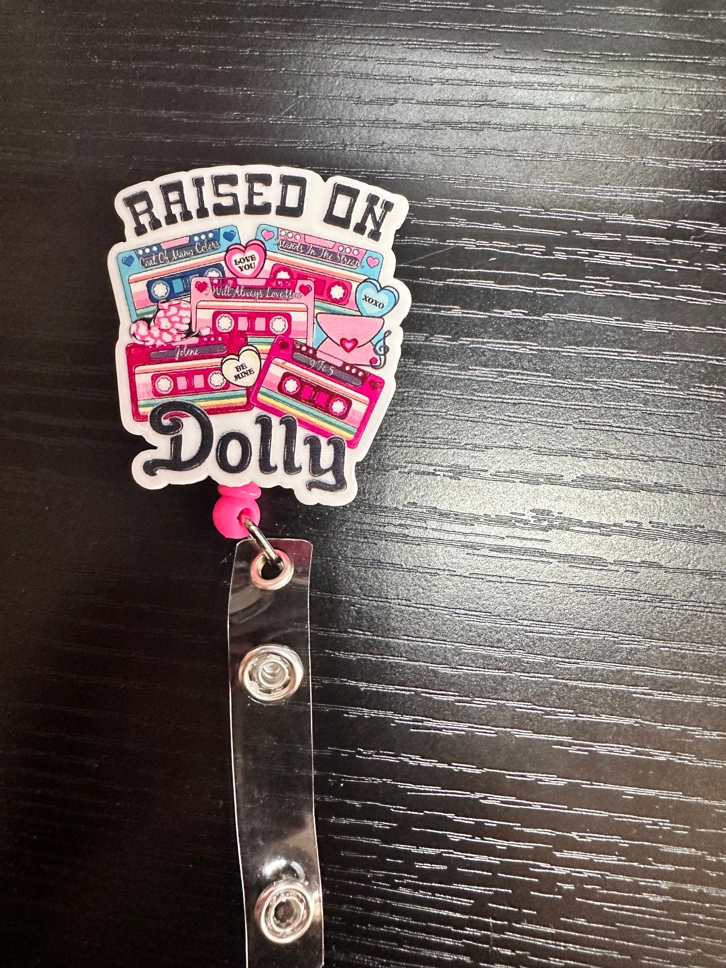 Dolly Badge Reel/Pop Socket