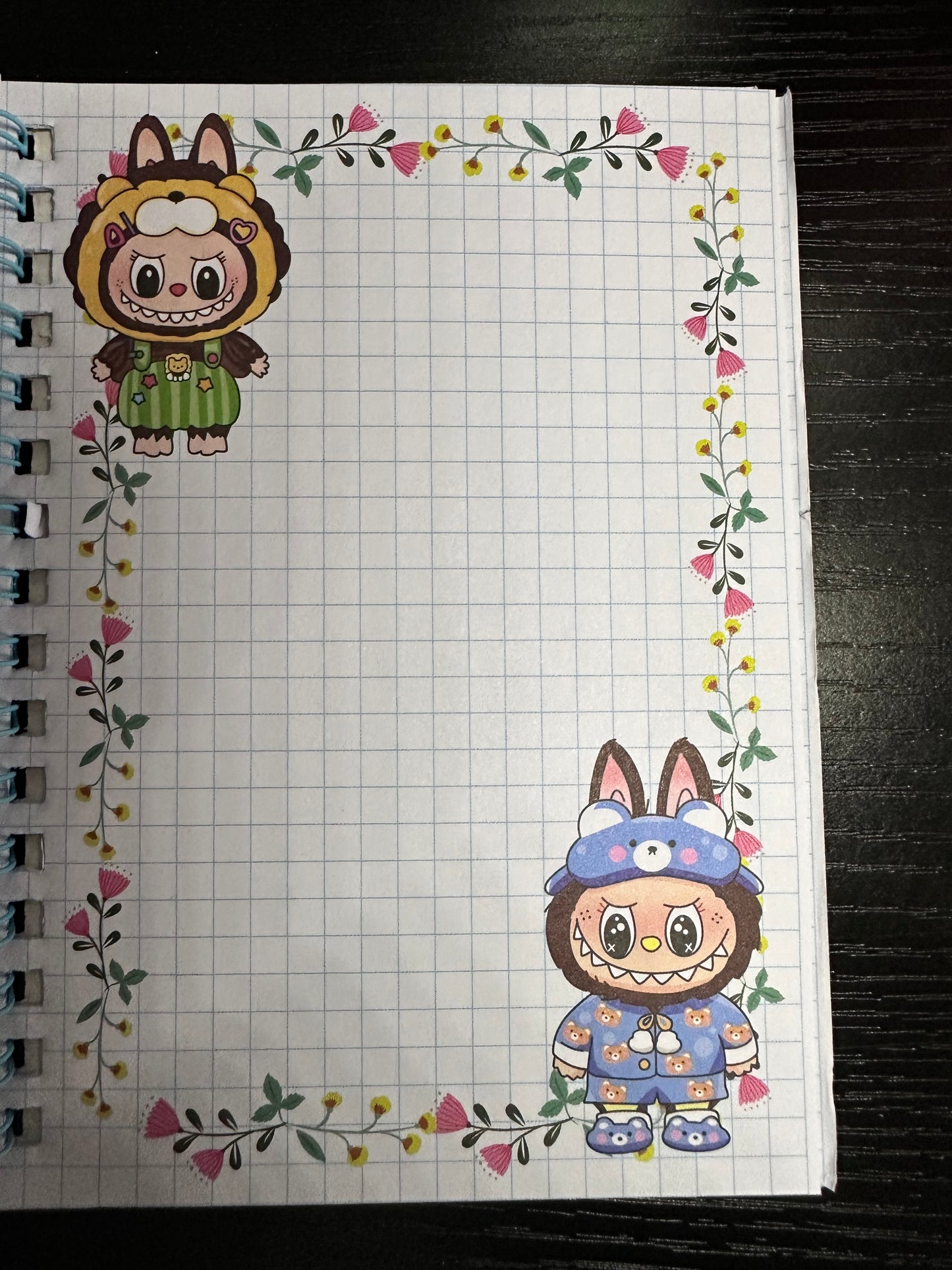 Labubu Notebook & Sticker Book