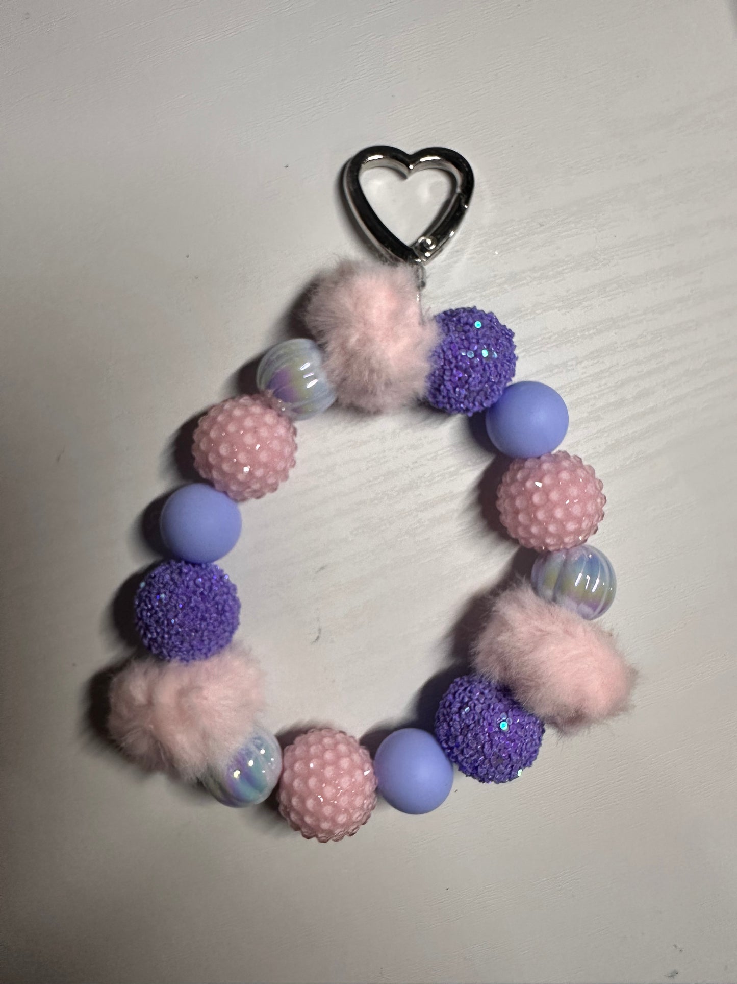 Purple/Pink Keychain