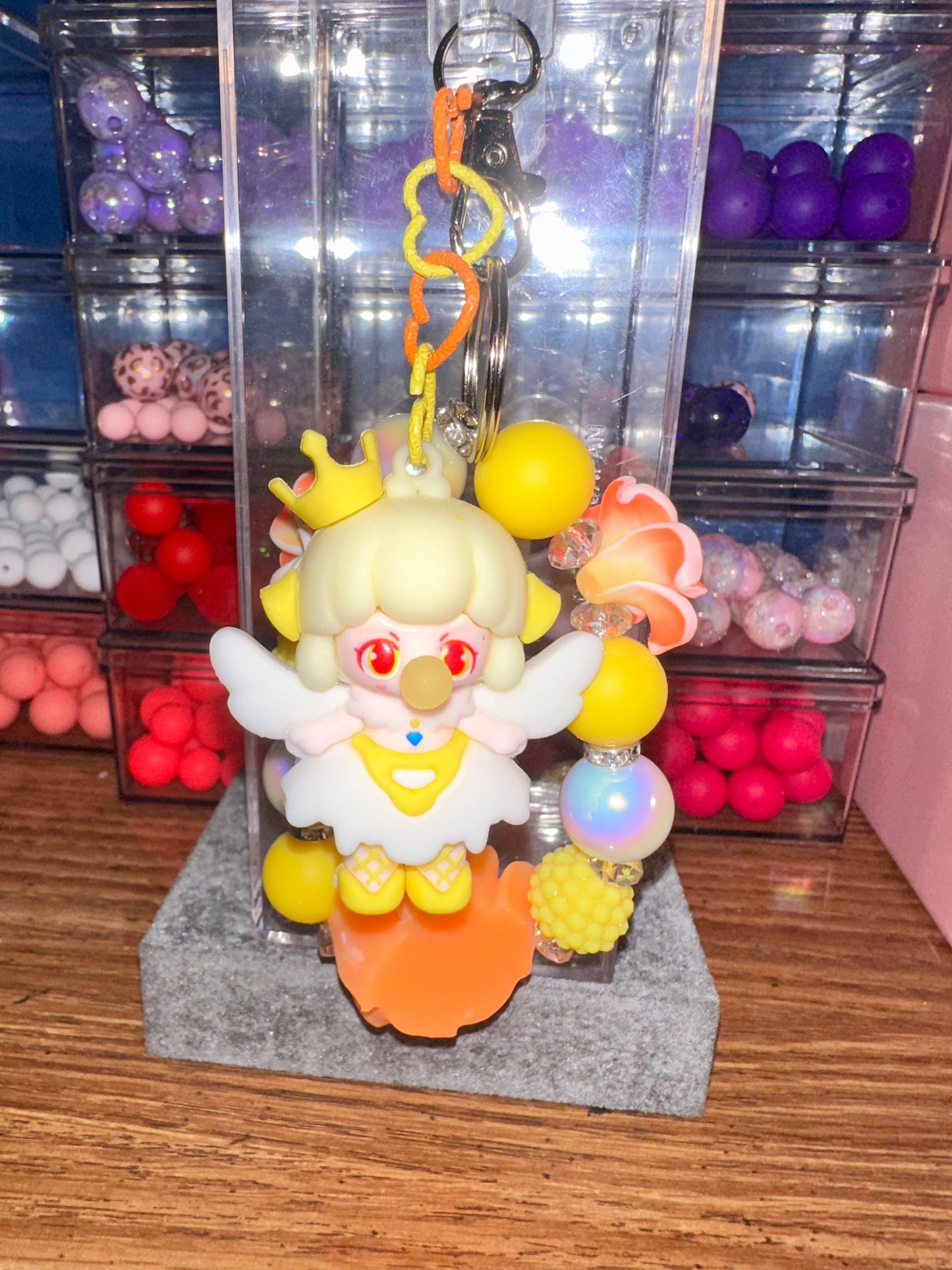 Nancy Yellow Keychain