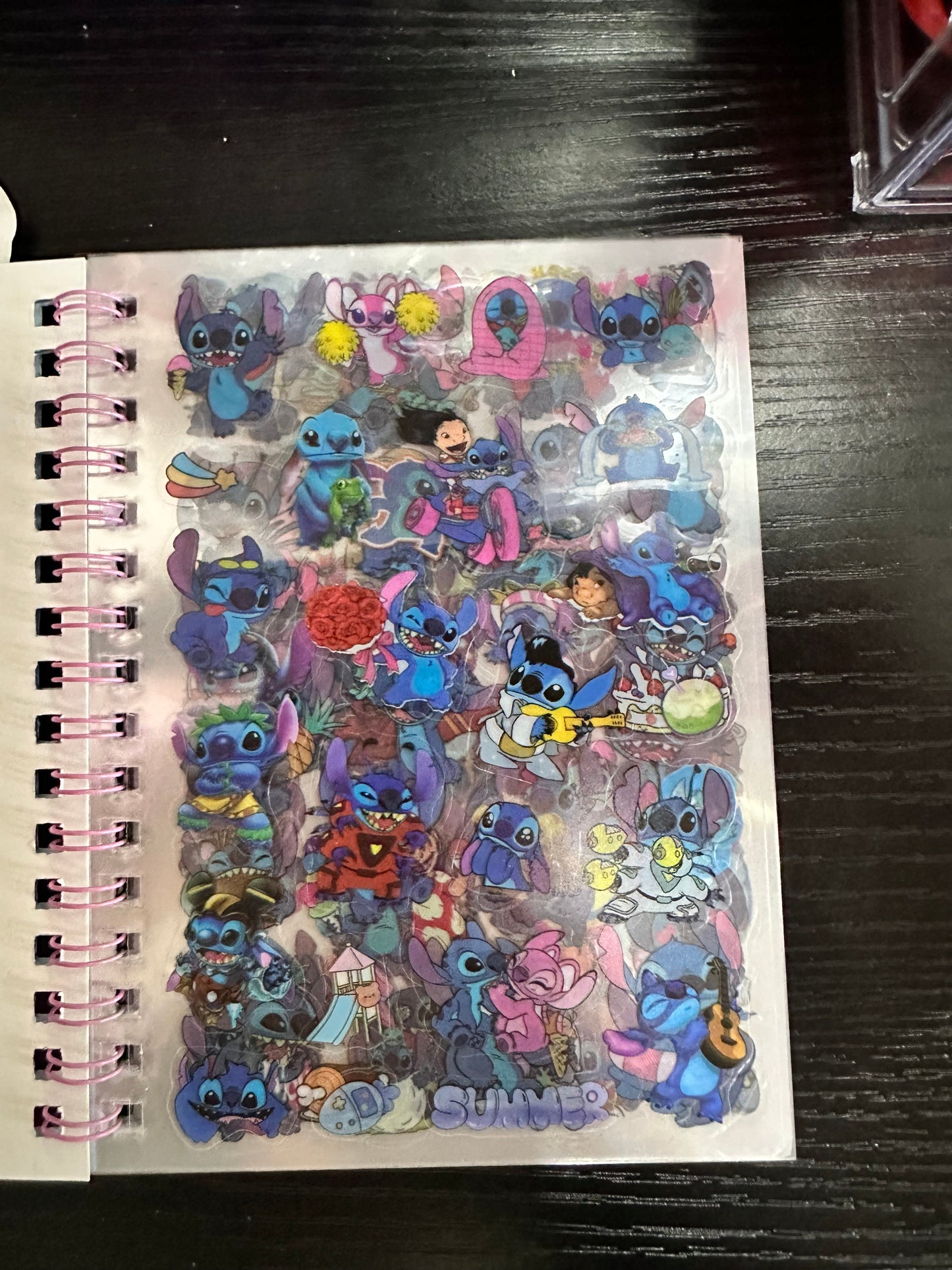 Stitch Ice Cream Notebook & Sticker Book