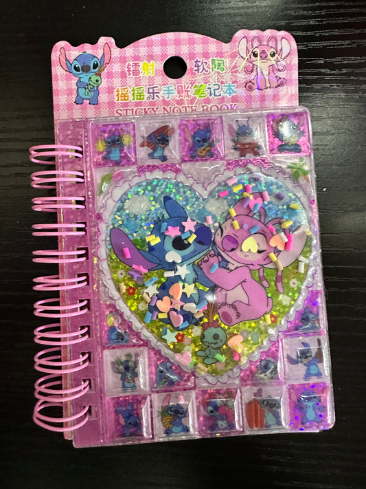 Stitch & Angel Notebook & Sticker Book