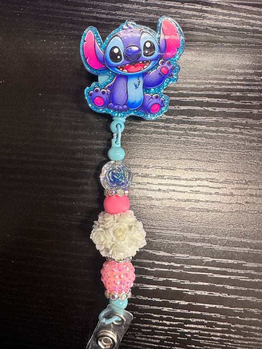 Stitch Badge Reel/Pop Socket